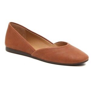 Lucky Brand Adoura Brown Leather Flats - Women’s Size 7M